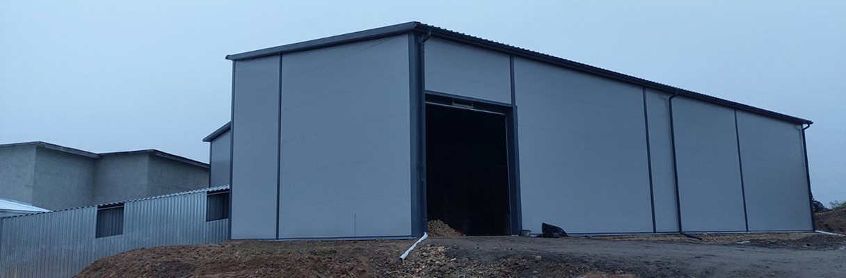 Теплый ангар 24х28м под овощехранилище